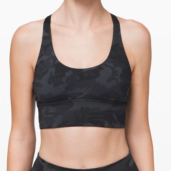 Lululemon Sports Bra Camo style MEDIUM SUPPORT, A/B CUP SIZE 4 - Picture 1 of 6